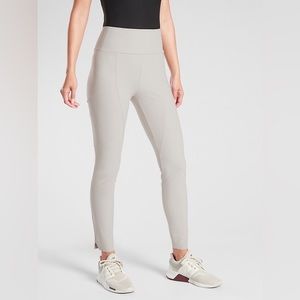 Athleta Stellar City Tight Euroluxe beige/bone size 0
